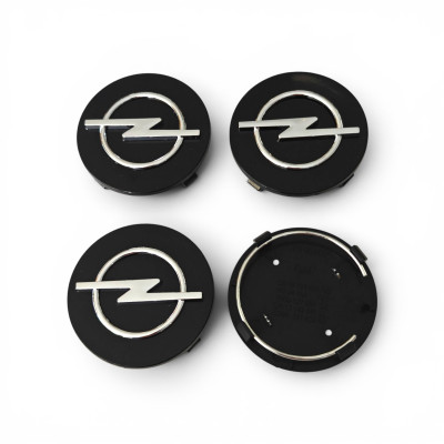 Ковпачки (заглушки) у диски Opel чорні 60\59мм 09127953